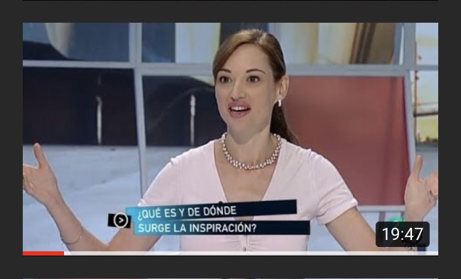 Debate en Televisión Española sobre LA INSPIRACIÓN, con Mónica Esgueva, J. de los Santos…