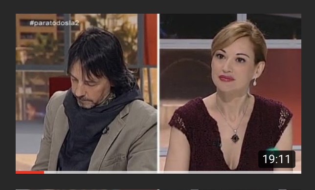 Debate en Televisión Española sobre VIVIR y EXISTIR, con Mónica Esgueva, J. de los Santos…