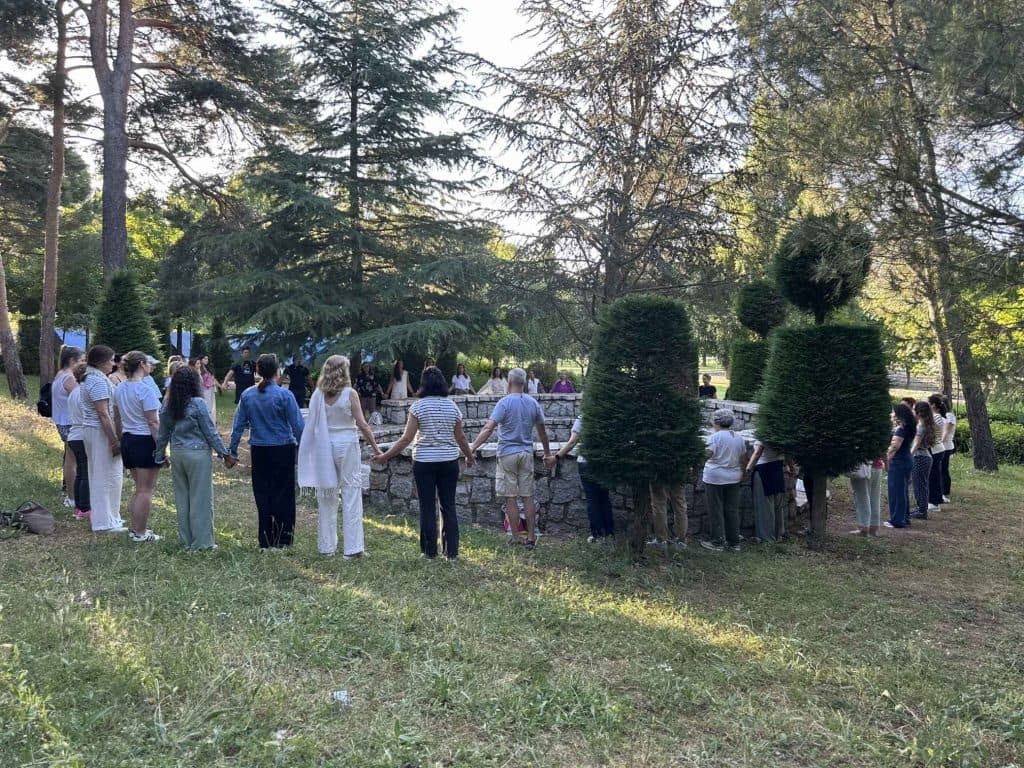 Círculo en el jardín